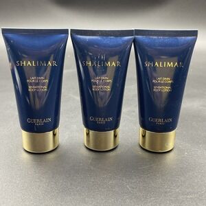Guerlain Shalimar Body Lotion 2.5 oz x3 (7.5 oz Total) Sensational